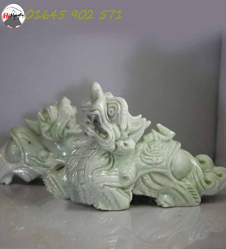 tỳ hưu đá thanh hóa xanh- đá quý hà nguyễn